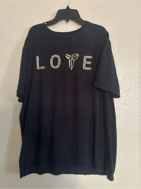 BearPaw Black Short Sleeve Tee with 'LOVE' Graphic